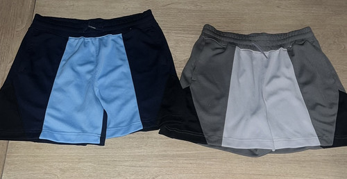 2 Paar Abercrombie Kids Active Shorts Color Block grau, schwarz, blau Jungen 11/12 - Bild 8 von 8