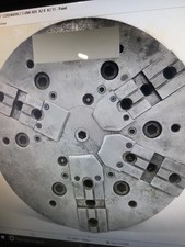 15" 2-3 TG Jaw Adjustable Cushman Power Wedge Chuck A11/A8 Spindle Mount