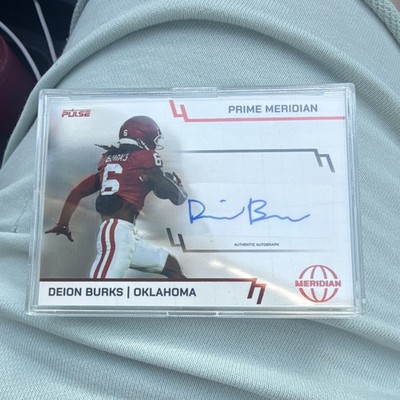 Pulse 2025 Meridian Prime Meridian Deion Burks Oklahoma Autograph /25