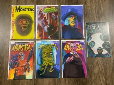 Mark Spears Monsters: Winter Horrorland Base Covers No Dupes Lot of 7 