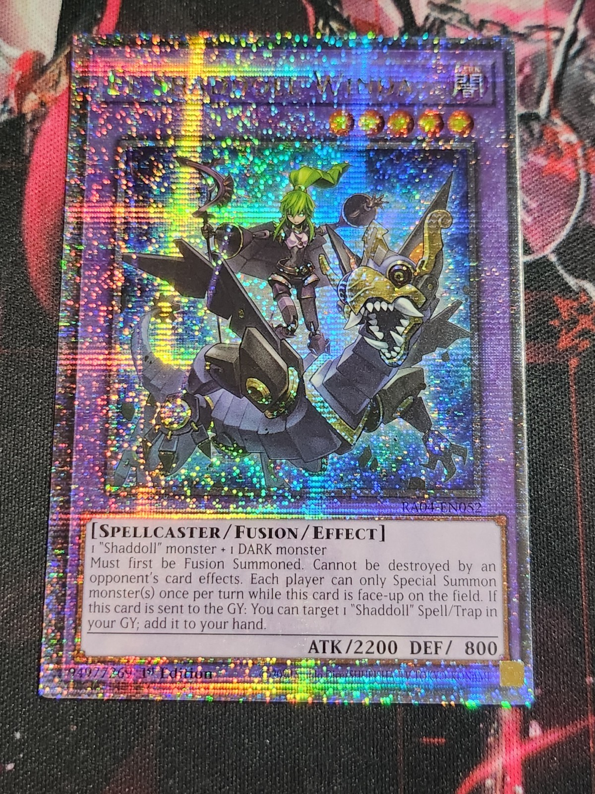 El Shaddoll Winda Quarter Century Secret Rare RA04-EN052 1st Edition Stampede