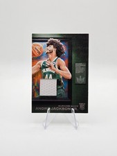 Andre Jackson Jr. 2023-24 Panini Court Kings RC Debut Showcase Patch #DSM-AJJ