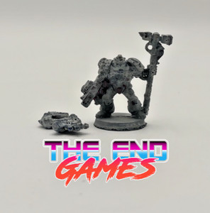 GW Space Marine Wolf Iron Priest w/ Backpack - Metal Used/Built HOT SALE!