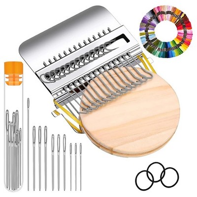 KnitPatch PatchMaker Kit - 100 Colors Embroidery Thread for Mending &2543