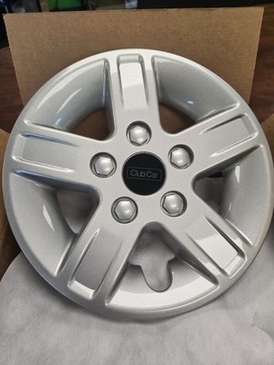 Club Car  OEM 5-Spoke Silver Wheel Cover Kit (set of 4) ( PN: 105106501)