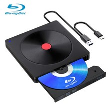 Unità Blu-Ray Esterna, Lettore Blu-Ray Portatile E Masterizzatore CD DVD Lettore