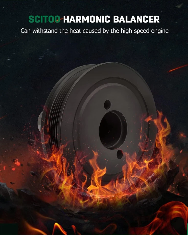 For 2001 2002 2003 2004 2005 2006 2007-2011 Ford Ranger 4.0L Harmonic Balancer - Image 2 of 4