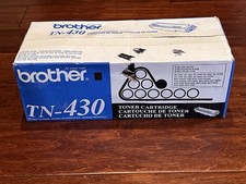 Genuine OEM Original Brother TN-430 Black Toner Ink Cartridge Drum NIB