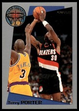 1992-93 Fleer #6 Terry Porter Sharpshooters Portland Trail Blazers NM+