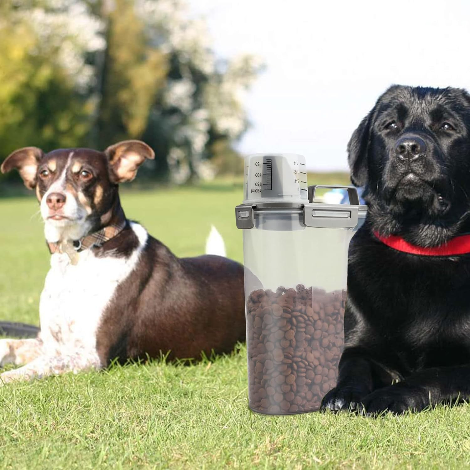 Upgraded Dog Food Storage Container Small, Cat Food Container Airtight, Pet Food