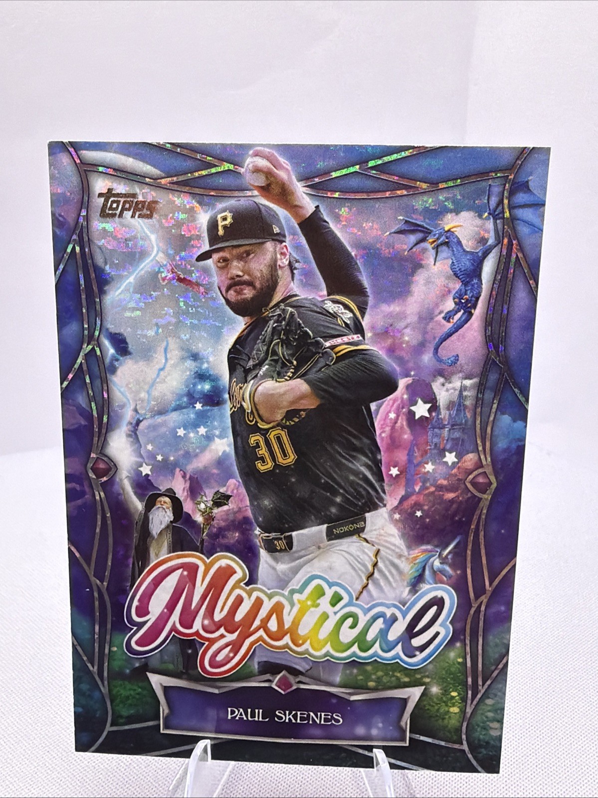 Topps 2024 Update Paul Skenes Pittsburgh Pirates Mystical Insert MYS-22 Baseball