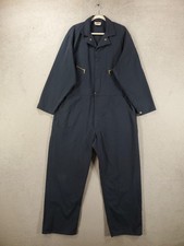Dickies Mechanic Coverals Mens Size 50 Blue Jumpsuit Workwear Boilersuit Work