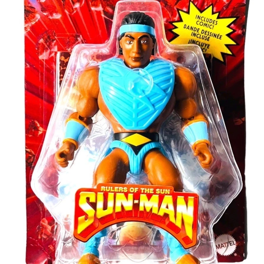 Figura Masters of the Universe Bolt-Man Sun-Man 5.5" MOTU Mattel Nueva Foto 4 de 4