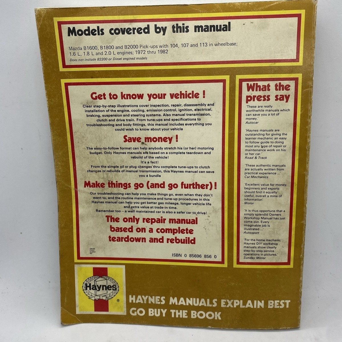 Mazda Pick-up Truck B1600 B1800 B2000 1972-1982 Service Repair Mazda Pick-up Truck B1600 B1800 B2000 1972-1982 Service Repair