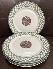 Set of 4 Dansk NORDIC GARDEN Salad Plates 9” Thailand 