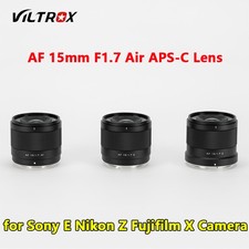 Viltrox 15mm F1.7 Air APS-C Auto Focus Prime Lens for Sony Nikon Fujifilm Camera