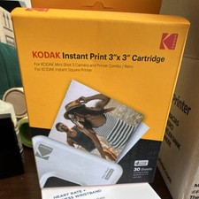 Kodak Instant Print 3" x 3" Instant Film Cartridge for Mini Shot 3, 30 Photos