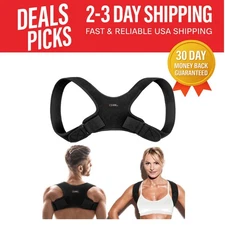 Orthopedic Posture Corrector for Upper Back & Shoulders - Large Size Pain Relief