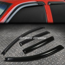 For 04-09 Mazda 3 Hb Bk Smoke Tint Window Visor Shadesun Windrain Deflector