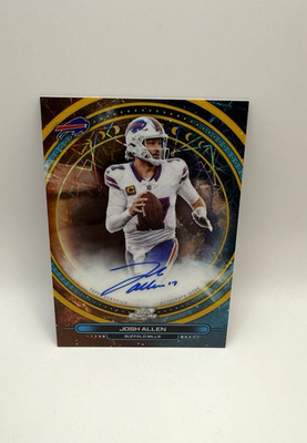 2025 Topps Chrome Cosmic JOSH ALLEN Equinox Good On Card Auto /50 🔥 Bills