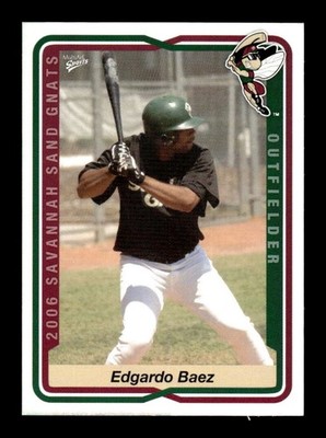 2000 Multi-ad Savannah Sand Gnats 1 Edgardo Baez BXCP10
