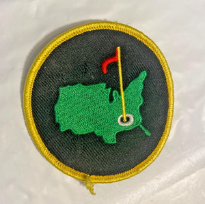 AUGUSTA NATIONAL GOLF CLUB, GOLF PATCH FOR JACKET, OLD ONE. LOOK AT FLAG & HOLE.
