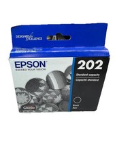 Epson 202 Ink Cartridge - Black Exp 04/2027 NEW SEALED  