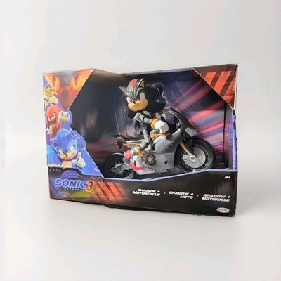 Sonic The Hedgehog 3 Movie Shadow 5'''' and Motorcycle Toy JAKKS PACIFIC