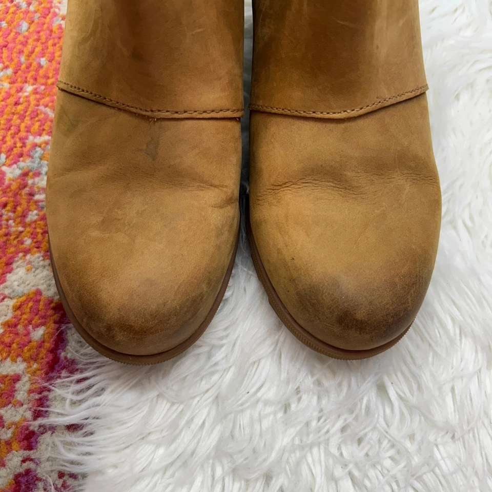 Botín Chelsea Sorel de Cuero Marrón Tostado Joan of Arctic Wedge II 9 Foto 4 de 4