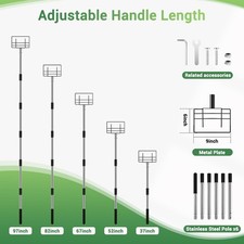 8-foot edge protector extension handle, V-shaped edge corner protector.