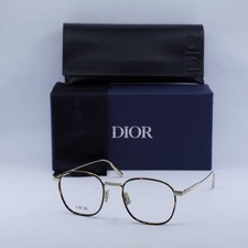 NEW Dior DIORBLACKSUITO S2U B500 Shiny Gold/Havana 50mm Eyeglasses