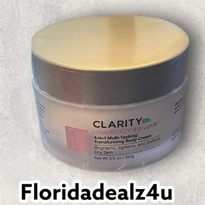 Clarity Somebody To Love, 4-in-1 Multi-Tasking Transforming Body Cream, 3.5 oz