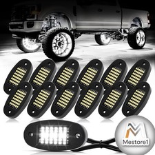 lot of Pods White Rock Lights 6000K Pure White LEDs SMD Chips Super Bright Neon