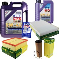 Mann Inspektionspaket 6L Liqui Moly 5W-40 FüR Audi A6 Avant 2.5 TDI Quattro