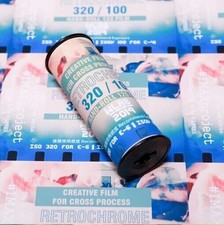 2 x Eastman Expired Retrochrome Ektarchrome 320 Motion Picture 120 C-41 Film