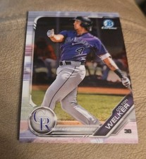 2019 Bowman Chrome Prospects Colton Welker RC Colorado Rockies #BCP-65