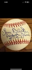 Len Barker Autographed Baseball with Inscription