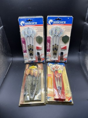 Lot of 4 Vintage Unicorn & English Mark Soft Tip Darts Sets NOS NIP