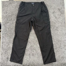 5.11 Tactical Pants Mens 40x34 (Fits 35x33) Taclite Pro RipStop Black Cargo READ