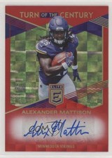 2019 Donruss Elite Turn of the Century Red 11/99 Alexander Mattison Auto 0vk6