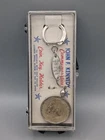 Coin Key Chain 1964 D Half Dollar - John F. Kennedy Commemorative Silver Metal