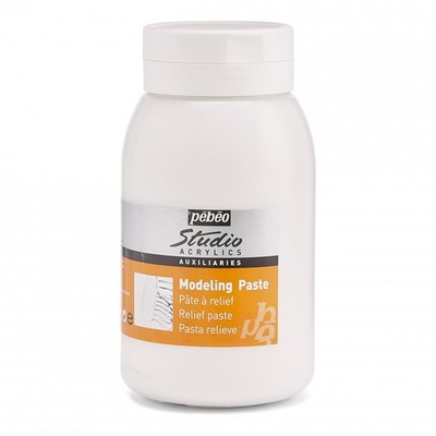 Pebeo Studio Acryl Modellierpaste Malmedium 1 Liter
