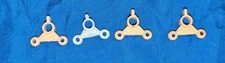 Four (4) Ball And Socket Leg Connectors For Remco Figures 1982-1986