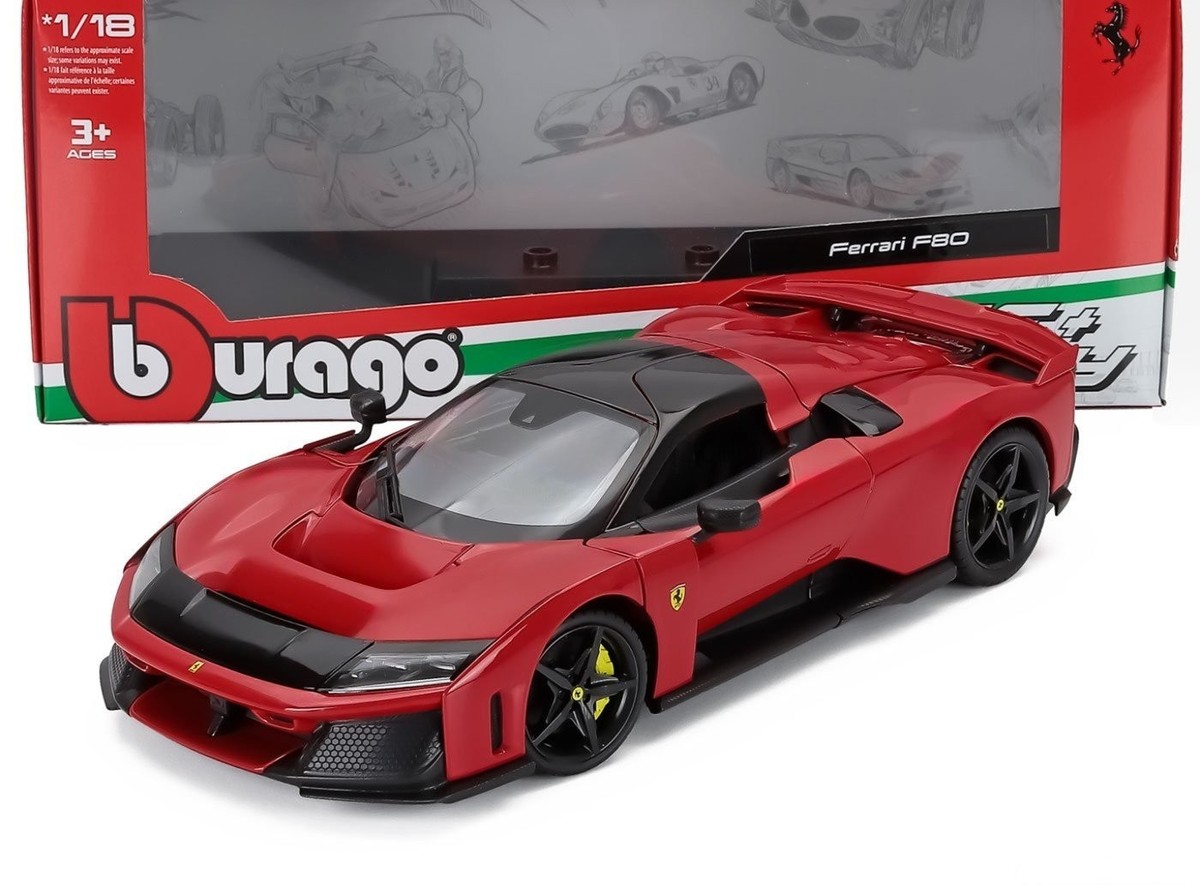 BBURAGO 1/18 - FERRARI F80 - 2024 DIECAST MODEL CAR | eBay