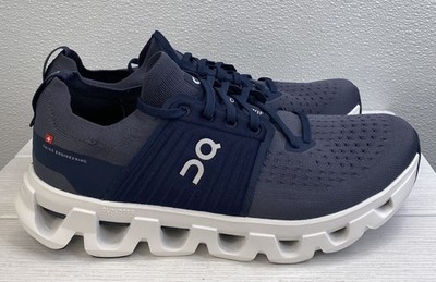 On Cloudswift 4 Men's Size 10.5 Navy Blue Recycled Polyester Running Sneakers