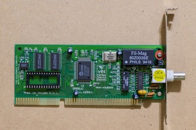 Novell NE2000 UMC UM9003AF | 10 Mbit Ethernet ISA Adapter | BNC