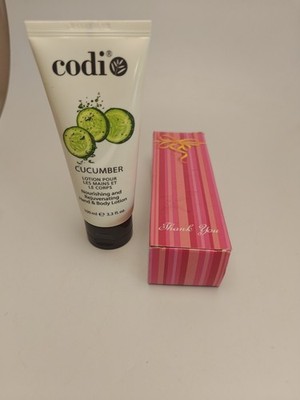 Codi Hand and Body Lotion 3.3 Fl Oz - CUCUMBER  New Inbox Fast Shipper
