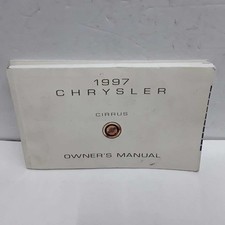 1997 Chrysler Cirrus Owners Manual