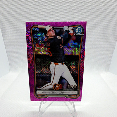 Topps Bowman Chrome 2026 Pete Alonso Baltimore Orioles Pink Mojo  175/199