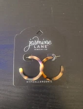 Jasmine Lane Jewelry Hypoallergenic Earrings, 3/4 Hoop, NEW
